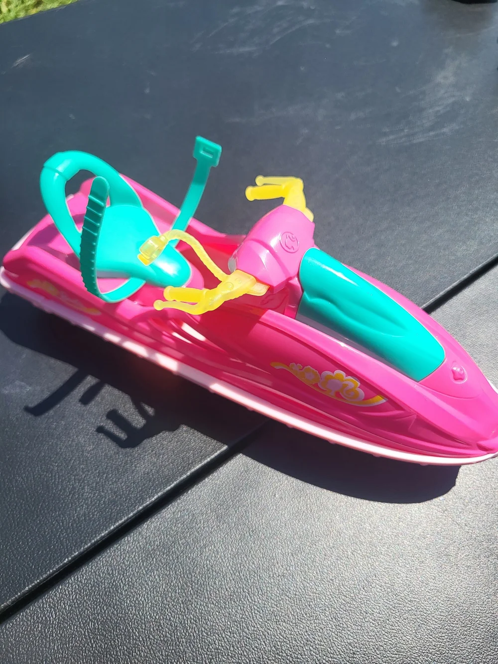 Excellent Condition Pink Barbie Jet Ski Beach Doll Mattel